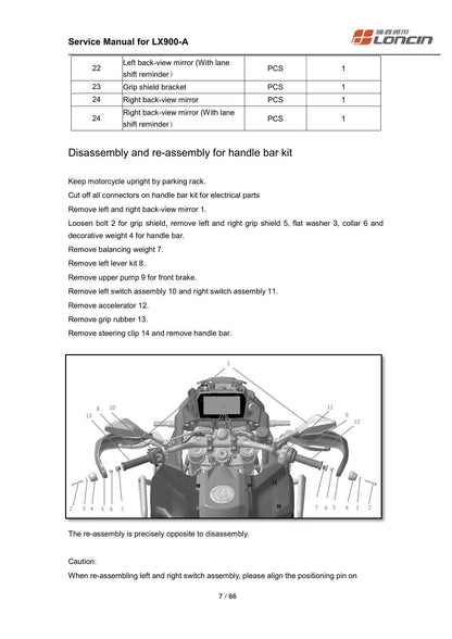 Loncin LX900-A Motorcycle Service Manual | 2024-2026 - sample page 2