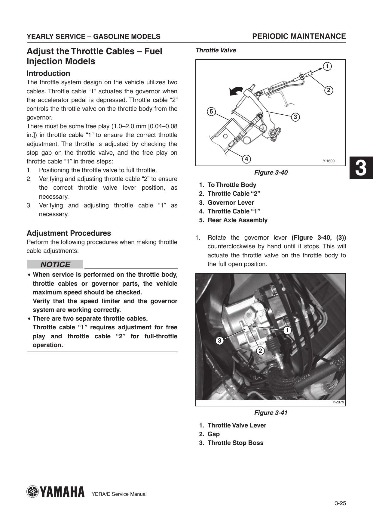 Yamaha YDRA YDRE Golf Cart Service Manual | 2016-2020 - sample page 3