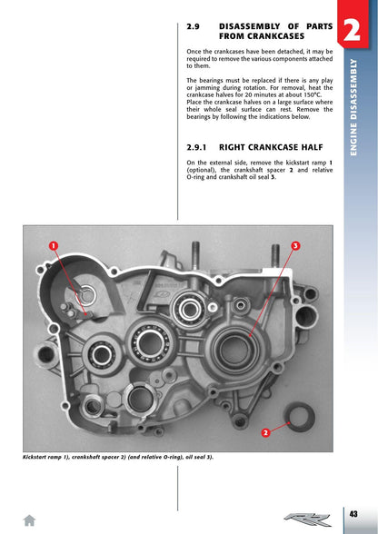 Beta RR 250 300 Race Edition 2 Stroke Motorcycle Service Manual | 2020-2021 - sample page 4