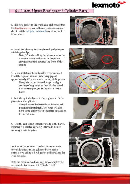 Lexmoto LXR 125 Motorcycle Service Manual | 2022-2026 - sample page 3