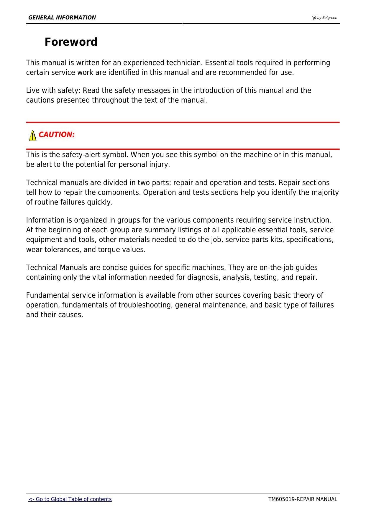 John Deere 6100D 6110D 6115D 6125D 6130D 6140D Tractor Service Manual | 2011-2015 - sample page 6