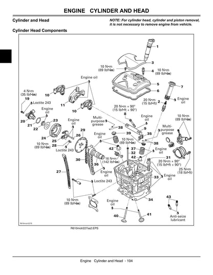 John Deere Trail Buck 500 650 ATV Service Manual | 2004-2008 - sample page 4