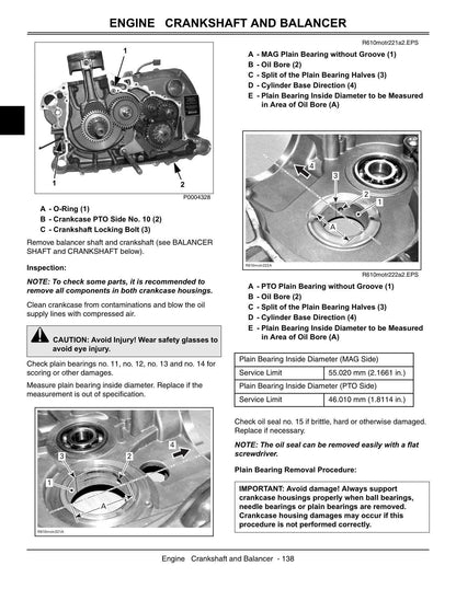 John Deere Trail Buck 500 650 ATV Service Manual | 2004-2008 - sample page 2