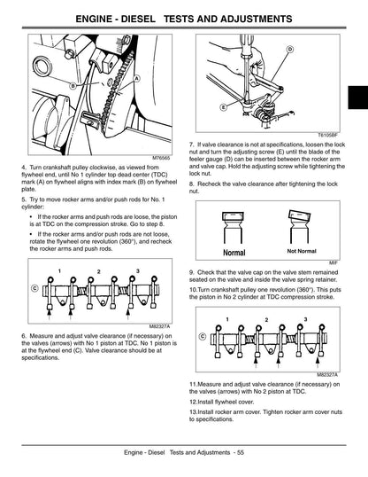 John Deere 3225C 3235C 3245C Fairway Mower Service Manual | 2004-2008 - sample page 8