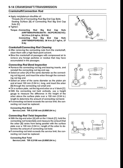Kawasaki Teryx 750 UTV Service Manual | 2009-2012 - sample page 3