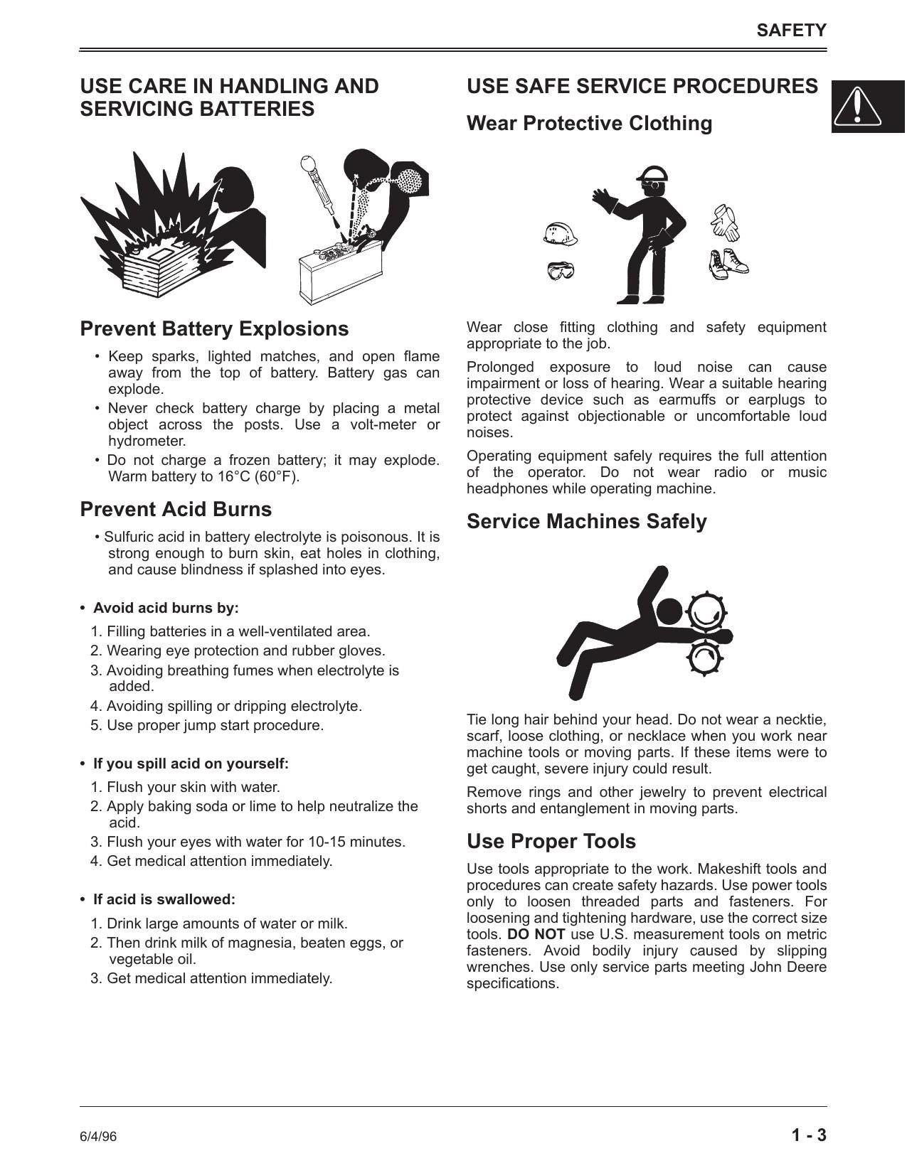 John Deere LX172 LX173 LX176 LX178 LX186 LX188 Tractor Service Manual | 1996-2000 - sample page 7