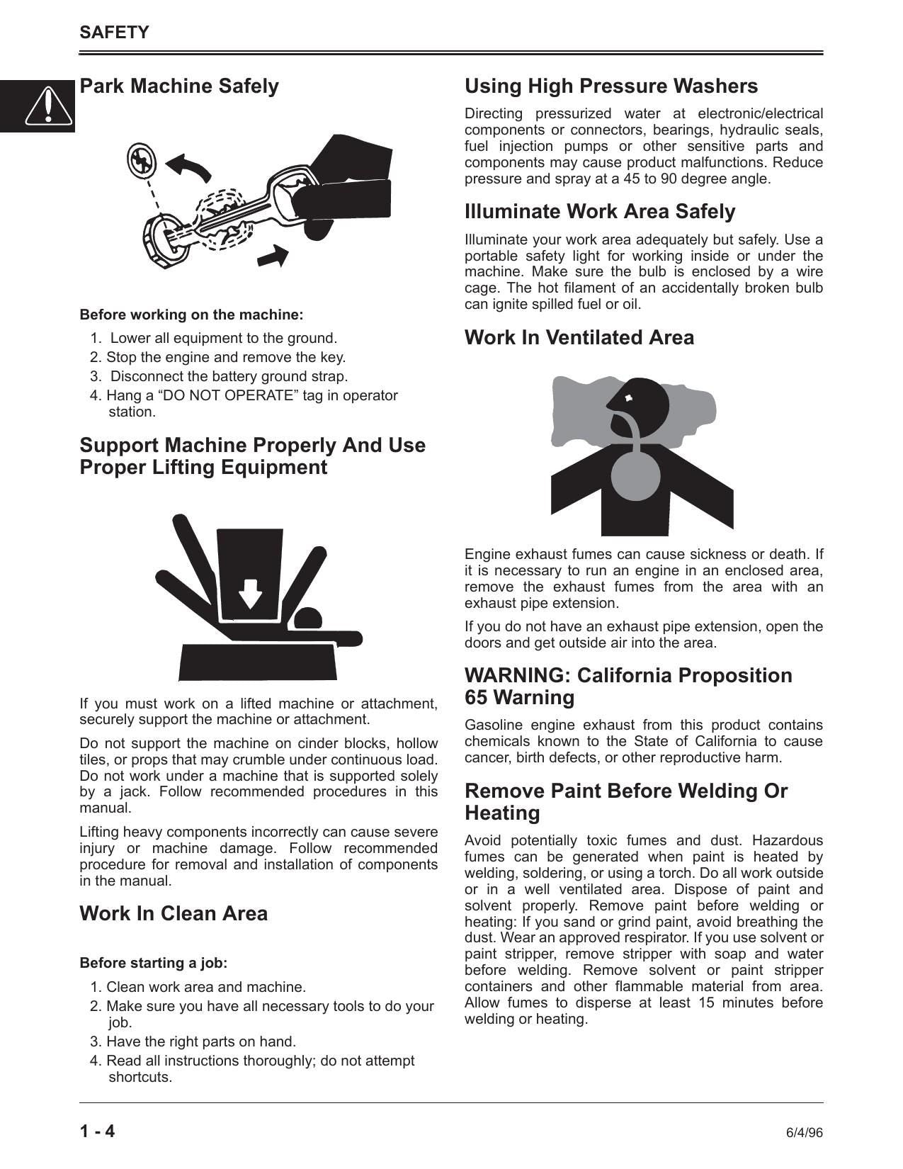 John Deere LX172 LX173 LX176 LX178 LX186 LX188 Tractor Service Manual | 1996-2000 - sample page 8