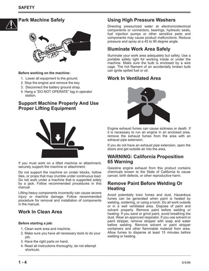 John Deere LX172 LX173 LX176 LX178 LX186 LX188 Tractor Service Manual | 1996-2000 - sample page 8