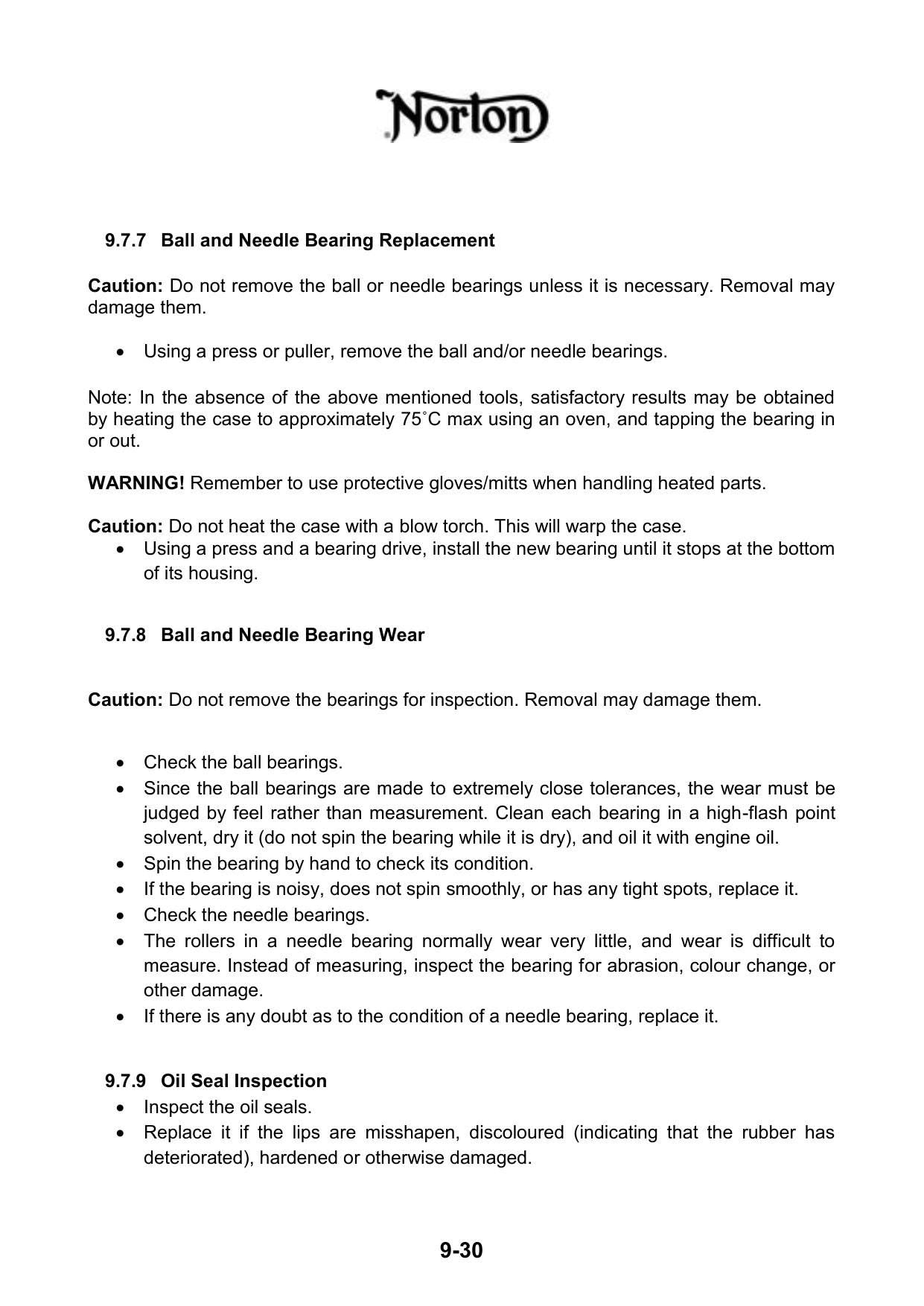Norton Commando 961 Motorcycle Service Manual | 2013-2017 - sample page 7