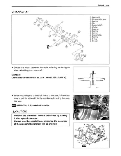 Suzuki King Quad 300 ATV Service Manual | 1999-2003 - sample page 3