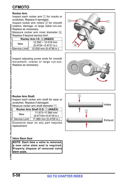 CFMOTO CFORCE 800 850 1000 Touring ATV Service Manual | 2024-2026 - sample page 4