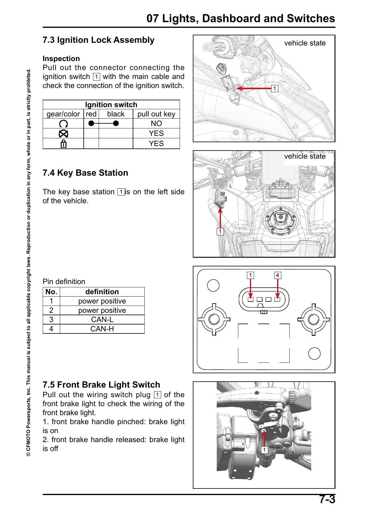 CFMOTO 800NK 799cc Motorcycle Service Manual | 2023-2026 - sample page 4