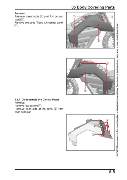 CFMOTO CFX-2E CFX-5E Electric Motorcycle Service Manual | 2024-2026 - sample page 3