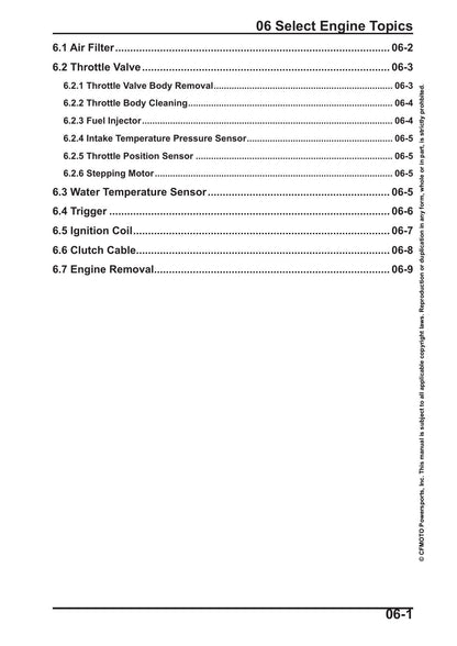 CFMOTO 450SS Motorcycle Service Manual | 2025-2026 - sample page 8