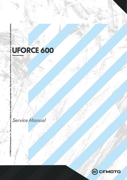 CFMOTO UFORCE 600 UTV Service Manual | 2026 - sample page 1