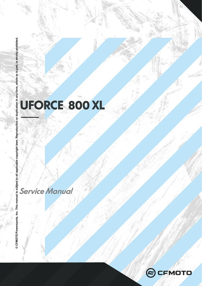 CFMOTO UFORCE 800 XL UTV Service Manual | 2026 - sample page 1