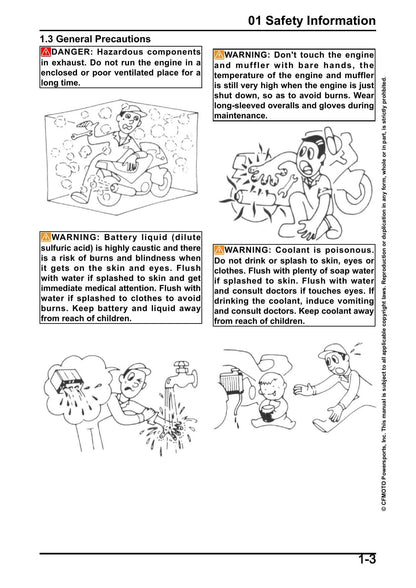 CFMOTO 675NK Motorcycle Service Manual | 2024-2026 - sample page 6