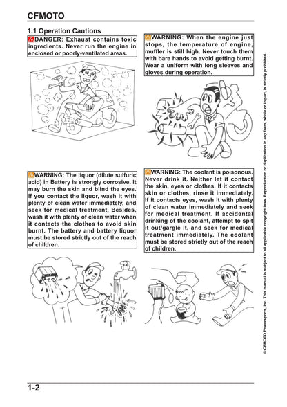 CFMOTO Papio SS 125 Motorcycle Service Manual | 2025-2026 - sample page 4