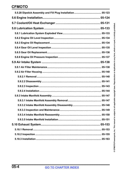 CFMOTO UFORCE U10 Pro UTV Service Manual | 2026 - sample page 8
