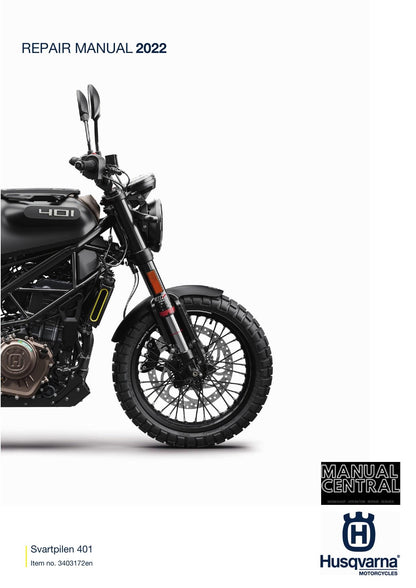Husqvarna Svartpilen 401 Motorcycle Service Manual | 2022-2026 - sample page 1