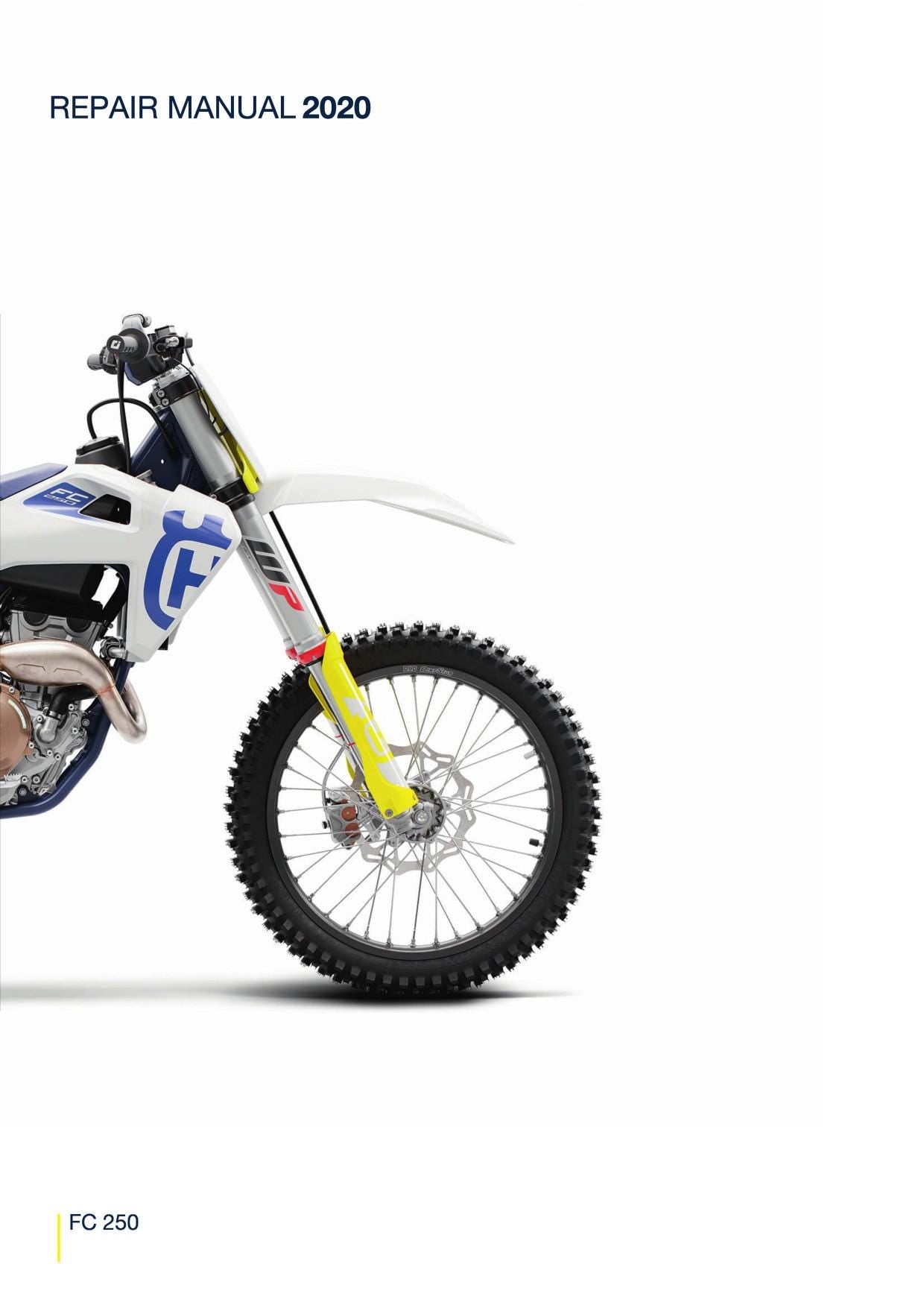 Husqvarna FC 250 Motorcycle Service Manual | 2020-2024 - sample page 1