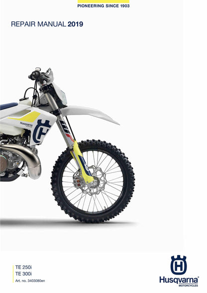 Husqvarna TE 250I 300I Motorcycle Service Manual | 2019-2023 - sample page 1
