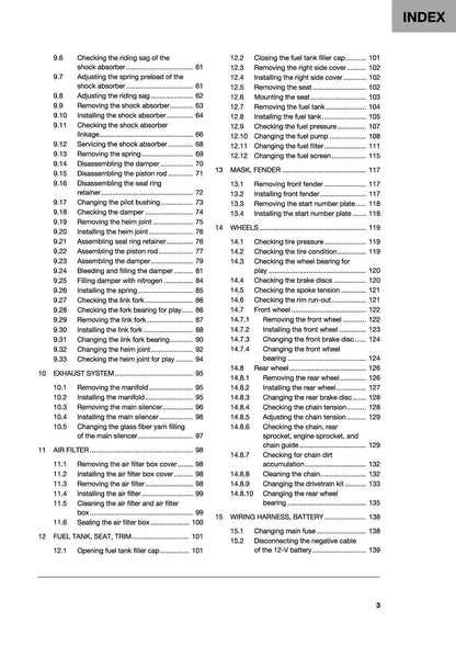 Husqvarna FC 250 Motorcycle Service Manual | 2020-2024 - sample page 5