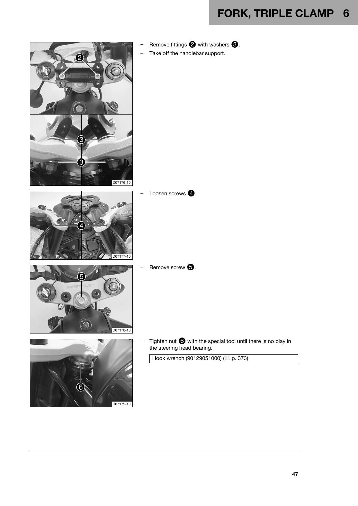 Husqvarna Svartpilen 401 Motorcycle Service Manual | 2022-2026 - sample page 2