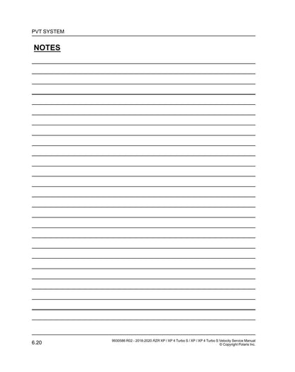 Polaris RZR XP Turbo S UTV Service Manual | 2018-2020 - sample page 5