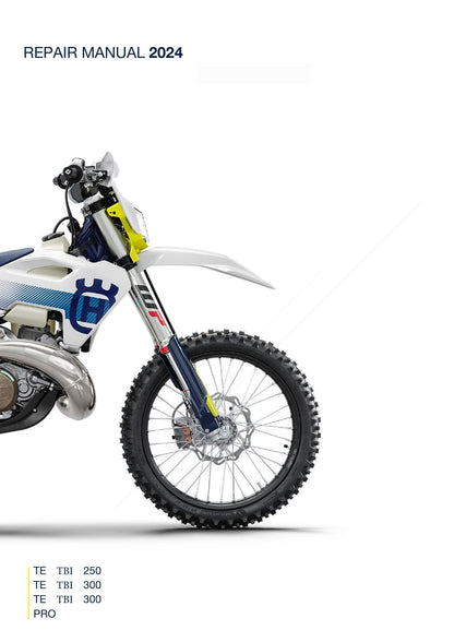 Husqvarna TE TBI 250 300 Enduro Motorcycle Service Manual | 2024-2026 - sample page 1