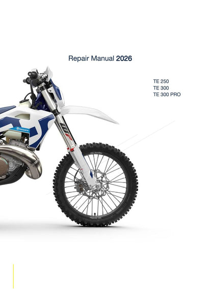 Husqvarna TE 250 300 PRO Motorcycle Service Manual | 2026 - sample page 1