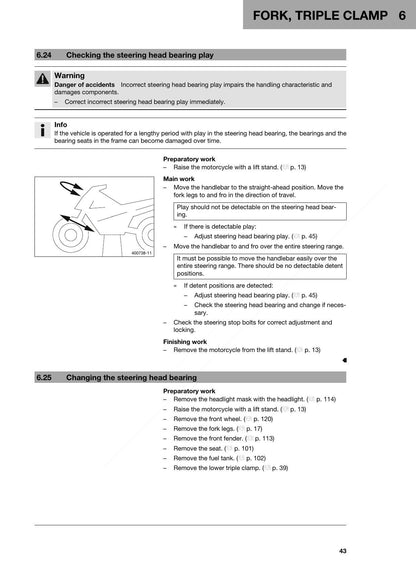 Husqvarna TE TBI 250 300 Enduro Motorcycle Service Manual | 2024-2026 - sample page 5