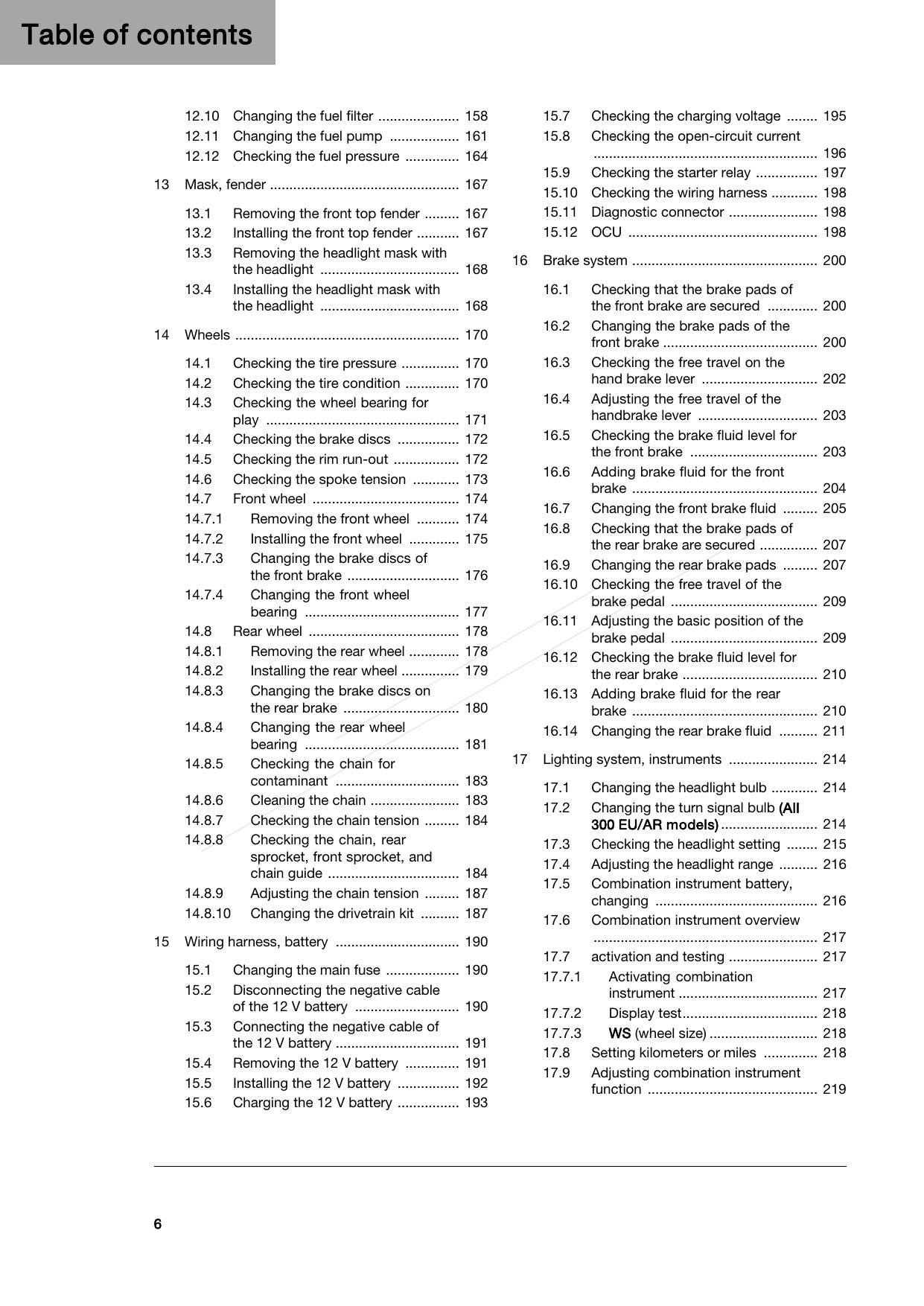 Husqvarna TE 250 300 PRO Motorcycle Service Manual | 2026 - sample page 8