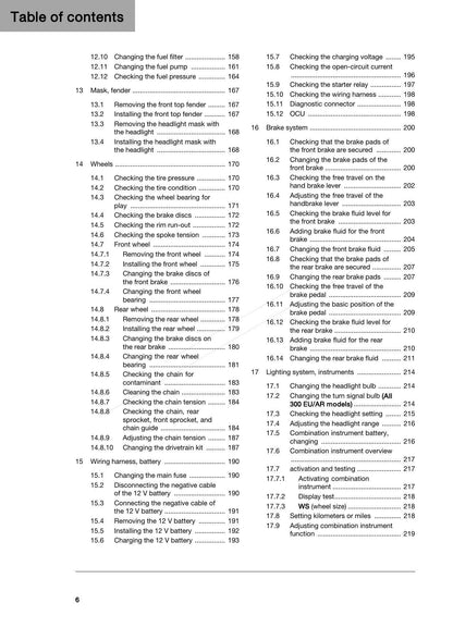 Husqvarna TE 250 300 PRO Motorcycle Service Manual | 2026 - sample page 8