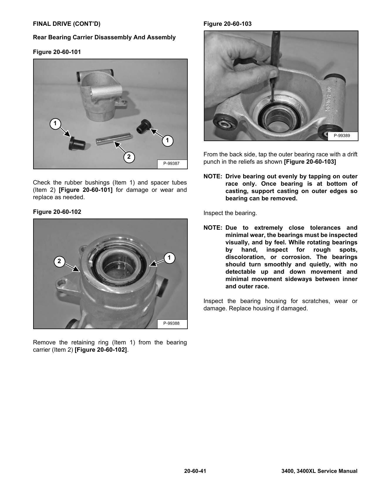 Bobcat 3400 3400XL UTV Service Manual | 2010-2014 - sample page 4