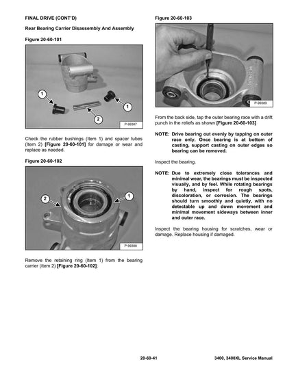 Bobcat 3400 3400XL UTV Service Manual | 2010-2014 - sample page 4
