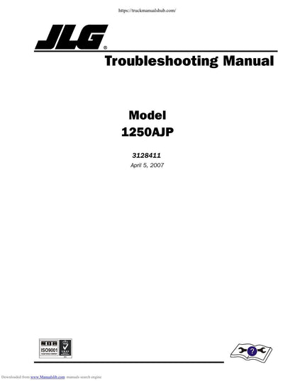 JLG 1250AJP Aerial Work Platform Service Manual | 2007-2011 - sample page 1