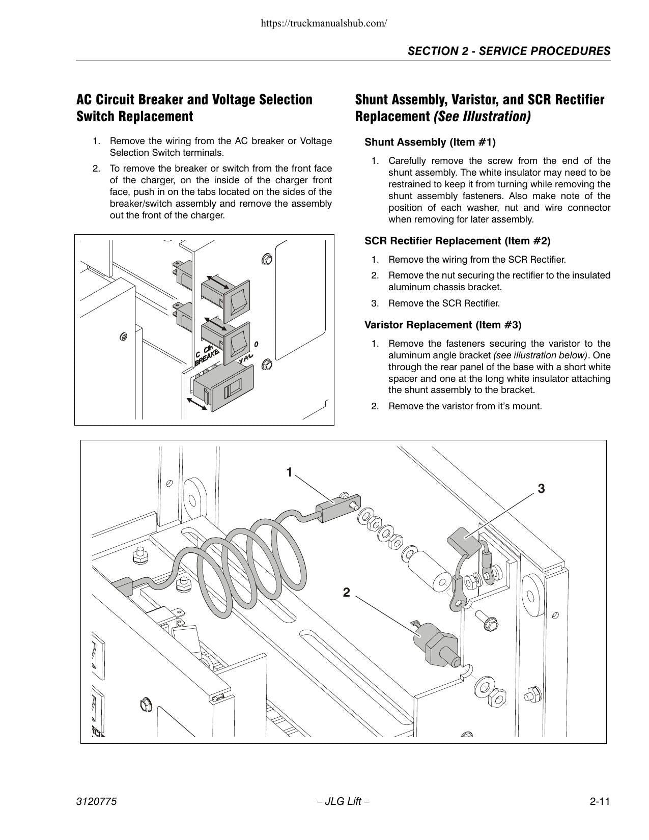 JLG 12SP 15SP Aerial Work Platform Service Manual | 1999-2018 - sample page 2