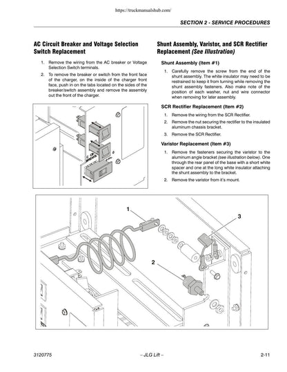 JLG 12SP 15SP Aerial Work Platform Service Manual | 1999-2018 - sample page 2