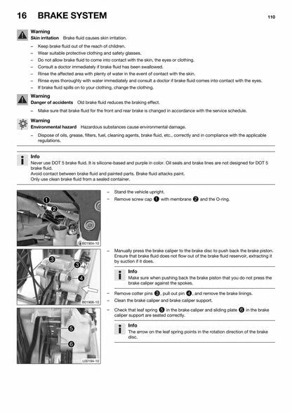 Husqvarna FC 450 Motocross Motorcycle Service Manual | 2015-2019 - sample page 3