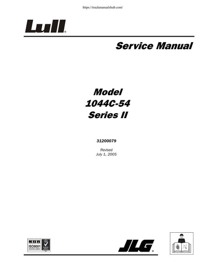 JLG Lull 1044C-54 Series II Telehandler Service Manual | 2005-2009 - sample page 1