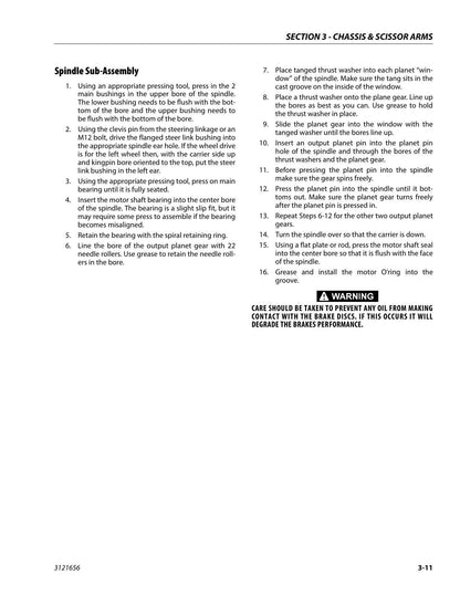 JLG 1930ES 2032ES 2632ES 2646ES 3246ES Scissor Lift Service Manual | 2014-2018 - sample page 8