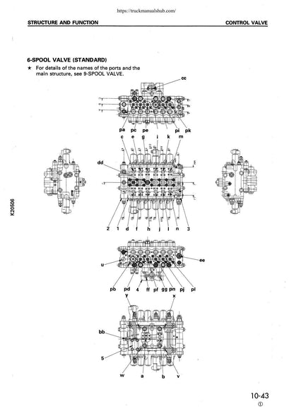 Komatsu PC210 PC240 6K Excavator Service Manual | 1997-2001 - sample page 3