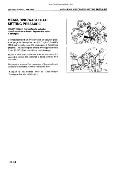 Komatsu PC340-6K PC340LC PC340NLC Excavator Service Manual | 1996-2000 - sample page 8