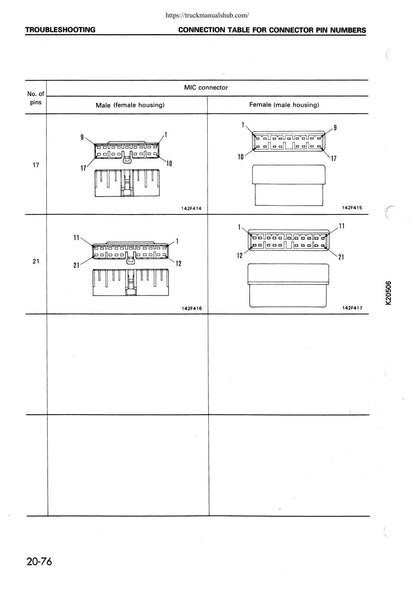 Komatsu PC210 PC240 6K Excavator Service Manual | 1997-2001 - sample page 4