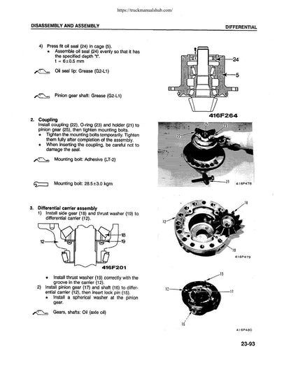 Komatsu WA250-1LC Wheel Loader Service Manual | 1992-1996 - sample page 3