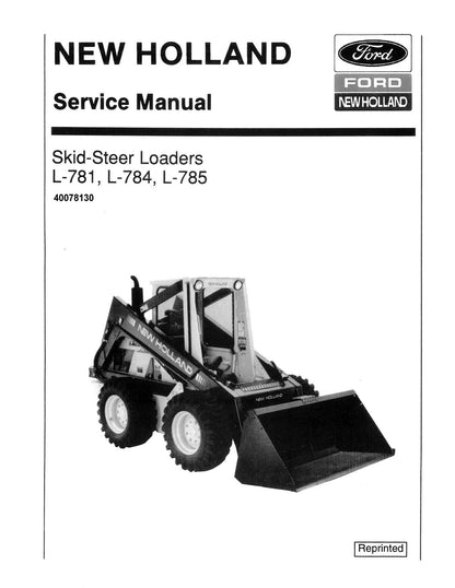 New Holland L781 L784 L785 Skid Steer Service Manual | 1980-1984 - sample page 1