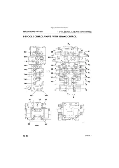 Komatsu WB93R-5 Backhoe Loader Service Manual | 2010-2014 - sample page 4
