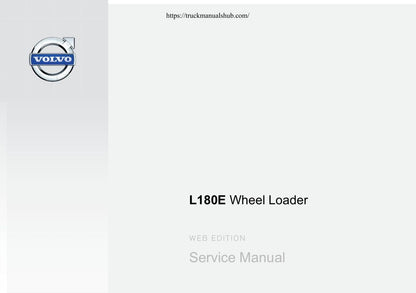 Volvo L180E Wheel Loader Service Manual | 2014-2018 - sample page 1