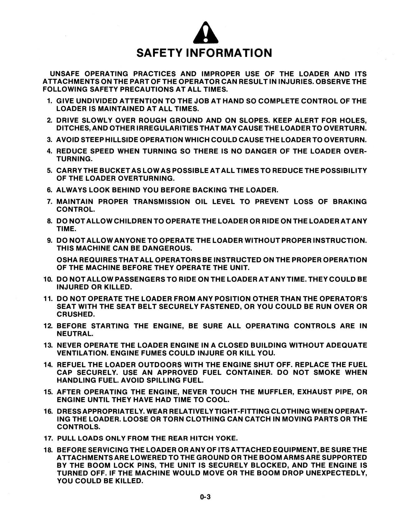 New Holland L781 L784 L785 Skid Steer Service Manual | 1980-1984 - sample page 6